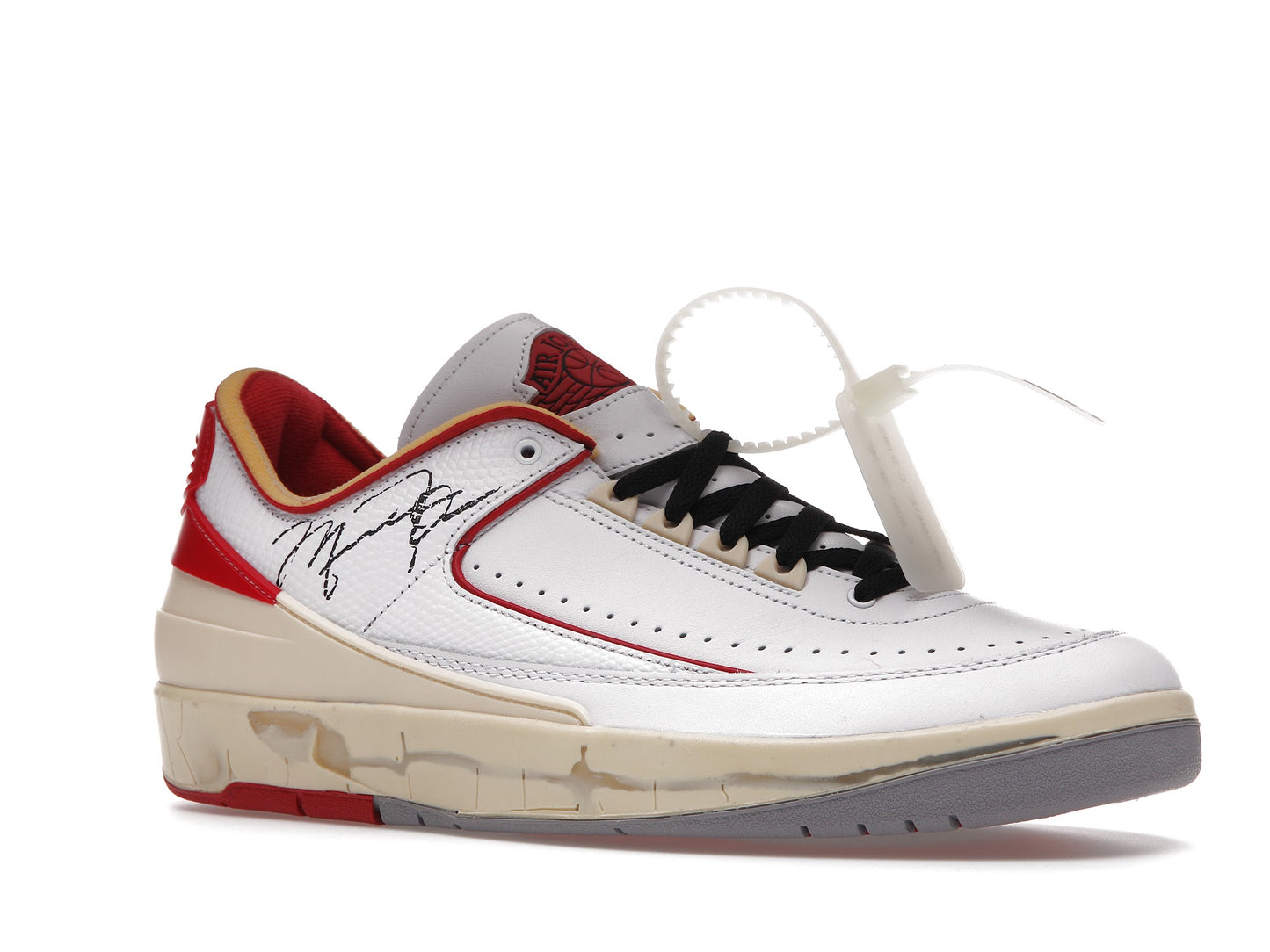 Jordan 2 Retro Low SP Off-White White Red