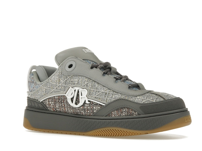 Dior B9S Skater Tweed Deep Gray Blue