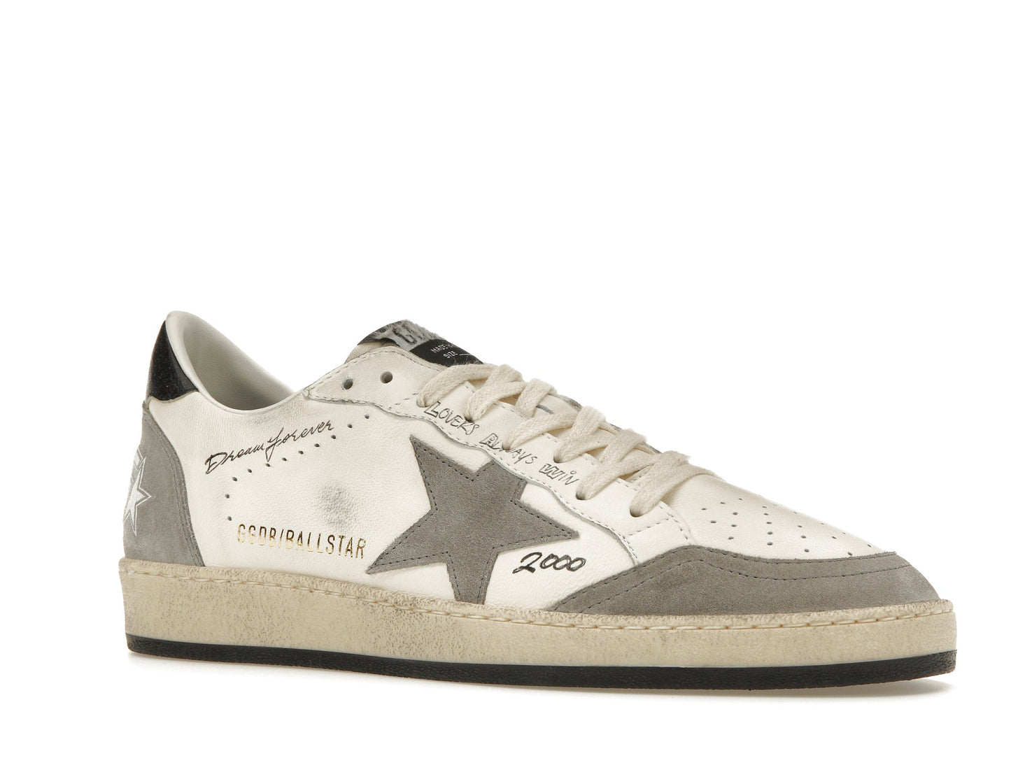 Golden Goose Ball-Star Low Dream Forever White Grey