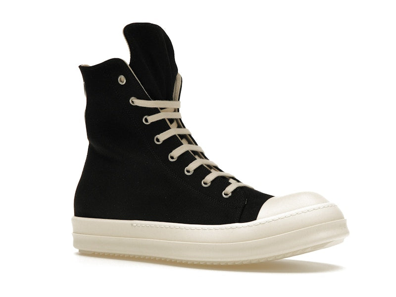 Rick Owens DRKSHDW High Top Black Milk