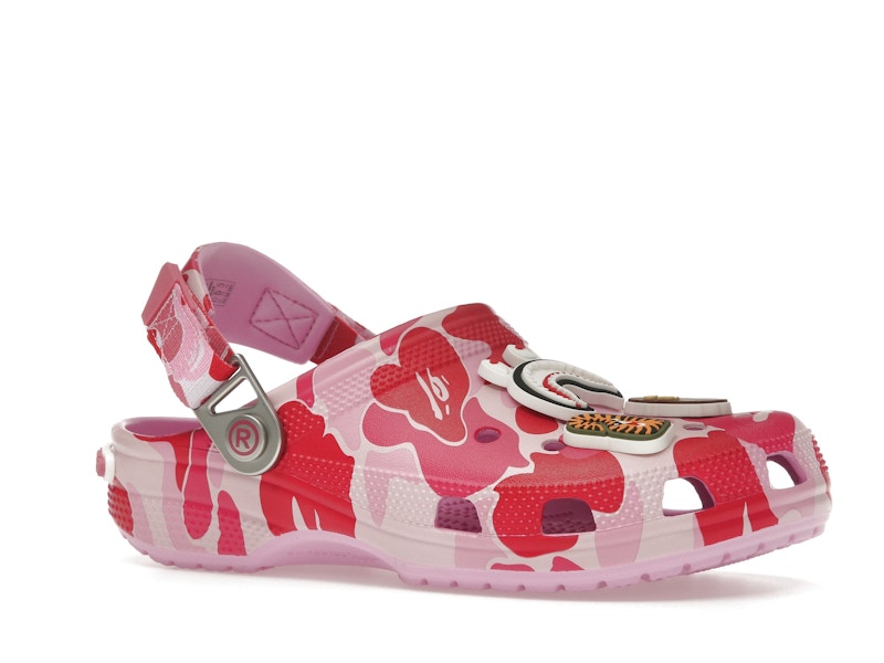 Crocs Classic Clog A Bathing Ape ABC Camo Pink