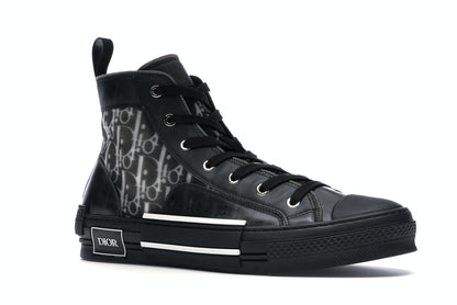 Dior B23 High Top Canvas Oblique Black