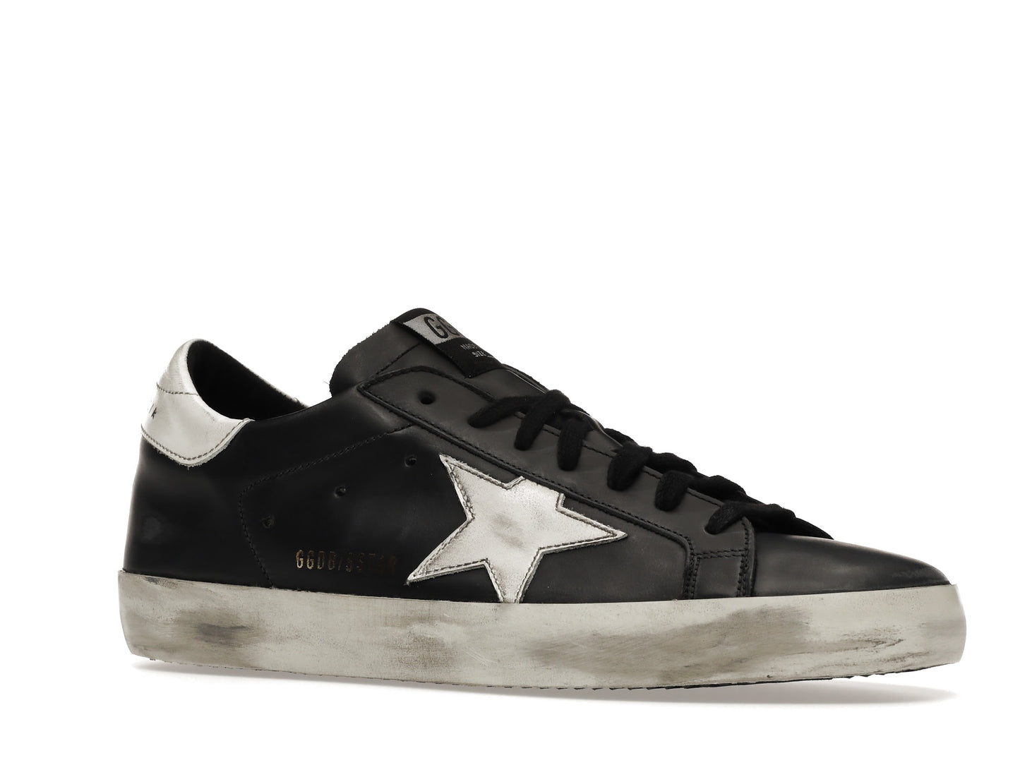 Golden Goose Super-Star Black White Leather