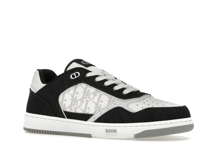 Dior B27 Low White Black Denim 