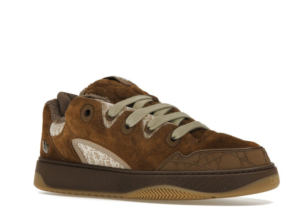 Dior B9S Skater ERL Brown Suede with Brown and Beige Dior Oblique Jacquard
