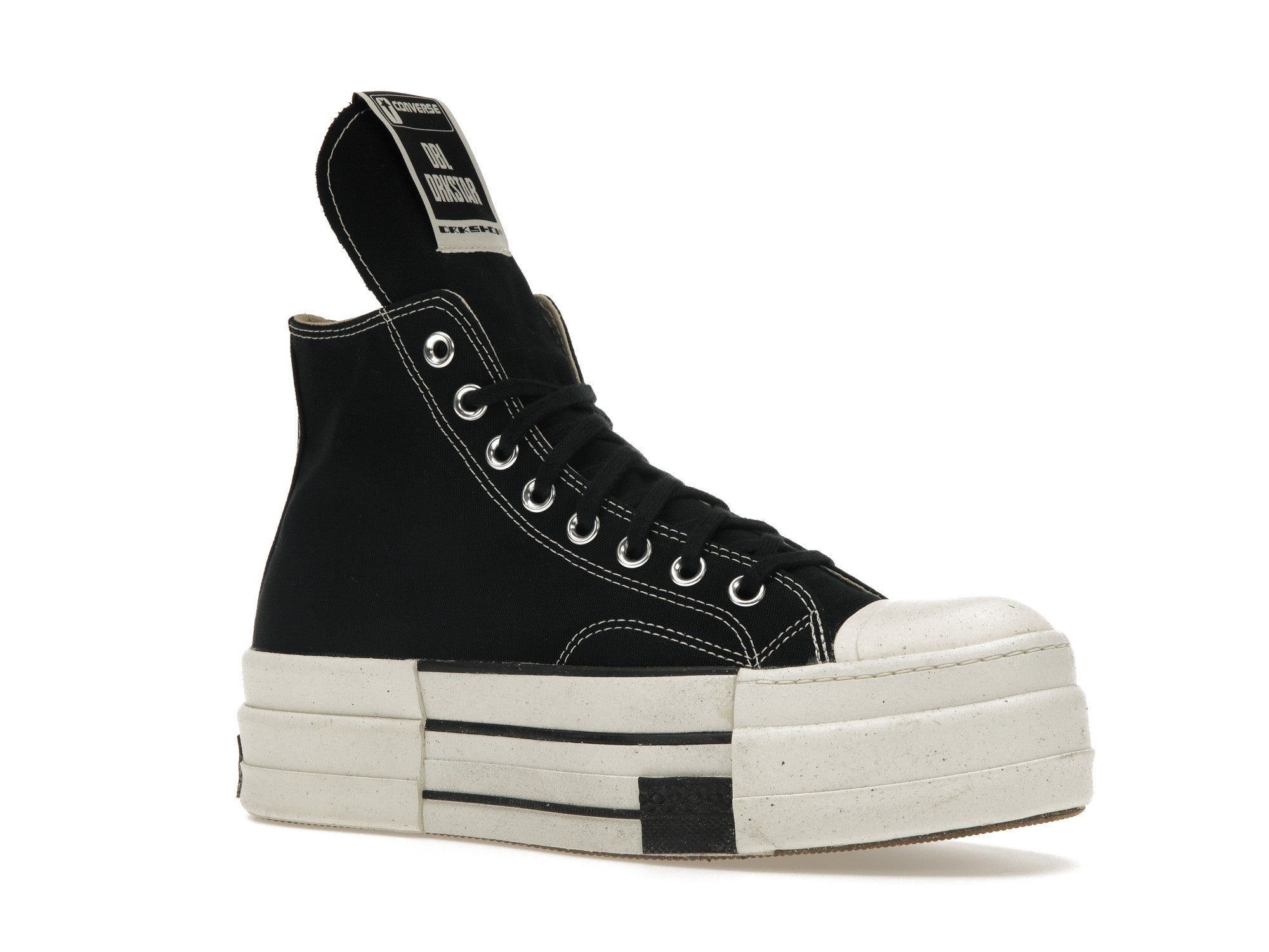 Converse DRKSHDW Chuck Taylor All Star DBL DRKSTAR Hi Rick Owens DRKSTAR  Black