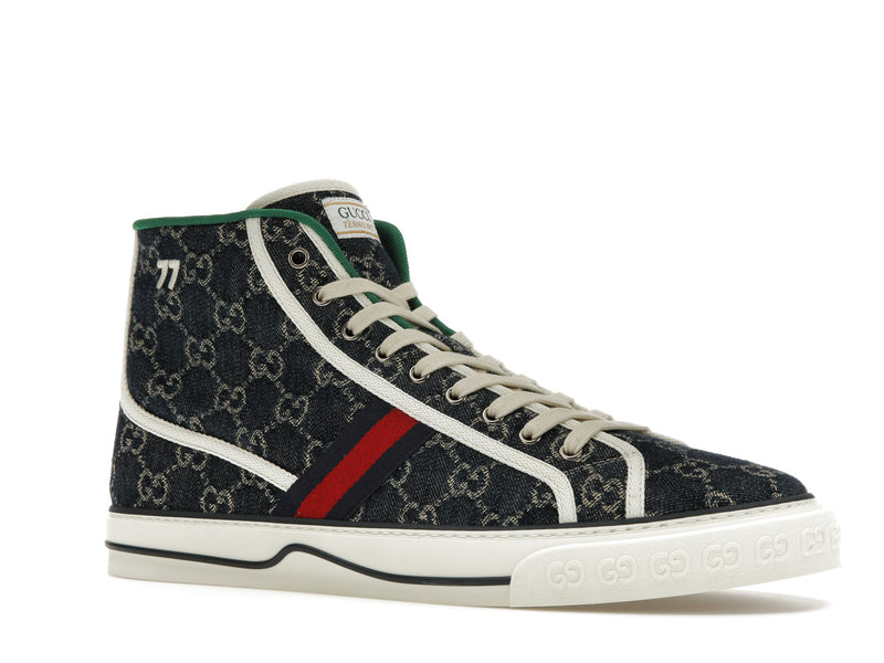 Gucci Tennis 1977 High Top Sneaker Blue
