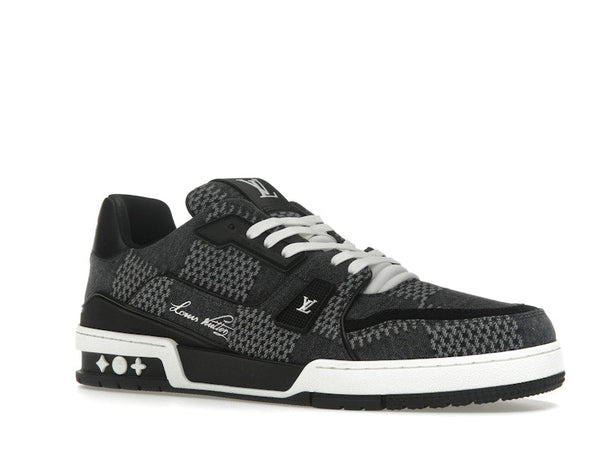 Louis Vuitton LV Trainer Black Damier 3D Denim