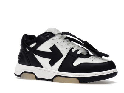 OFF-WHITE Out Of Office OOO Low Tops White Black White