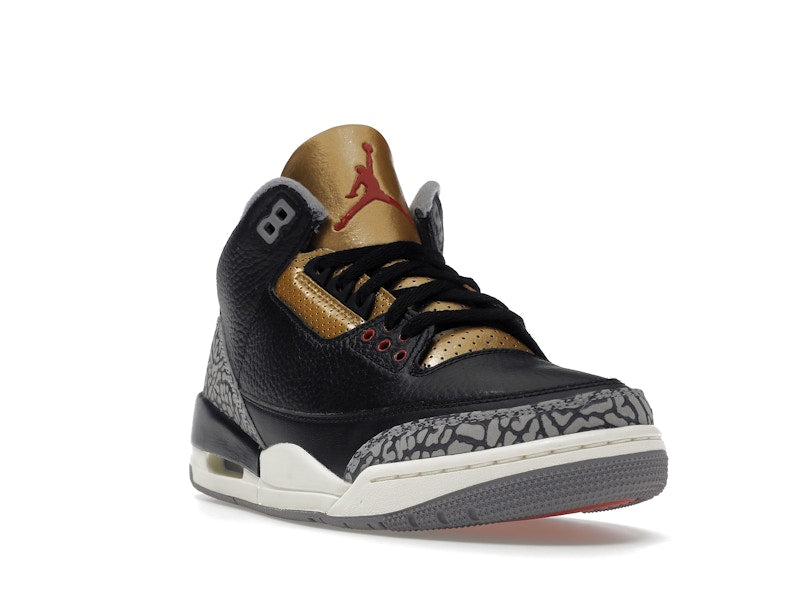 Jordan 3 Retro Black Cement Gold