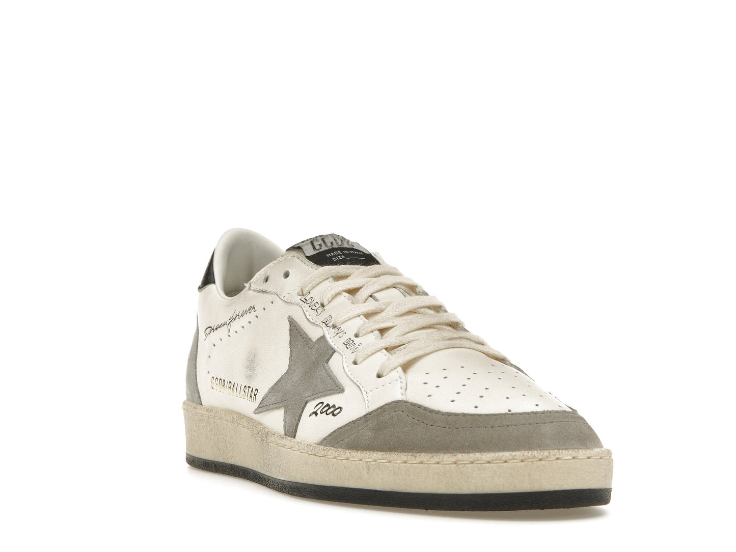 Golden Goose Ball-Star Low Dream Forever White Gray