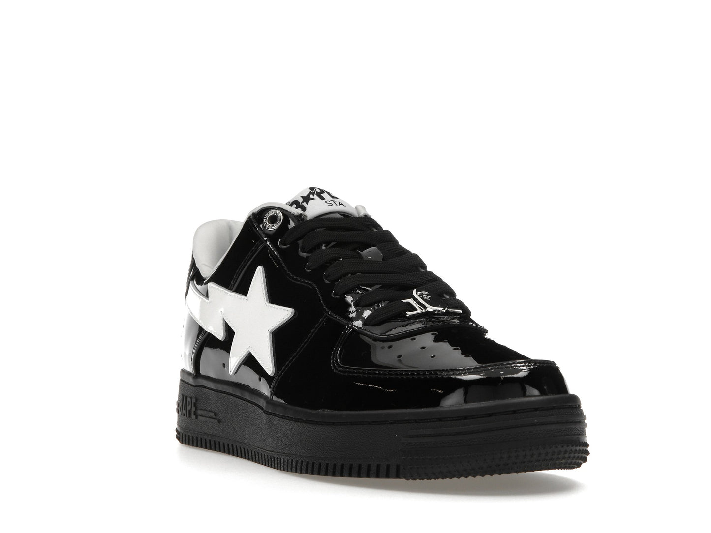 A Bathing Ape Bape Sta #2 Black Patent