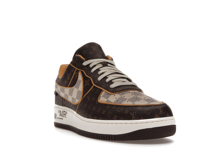 Nike Air Force 1 Low Louis Vuitton Monogram Brown Damier Azur