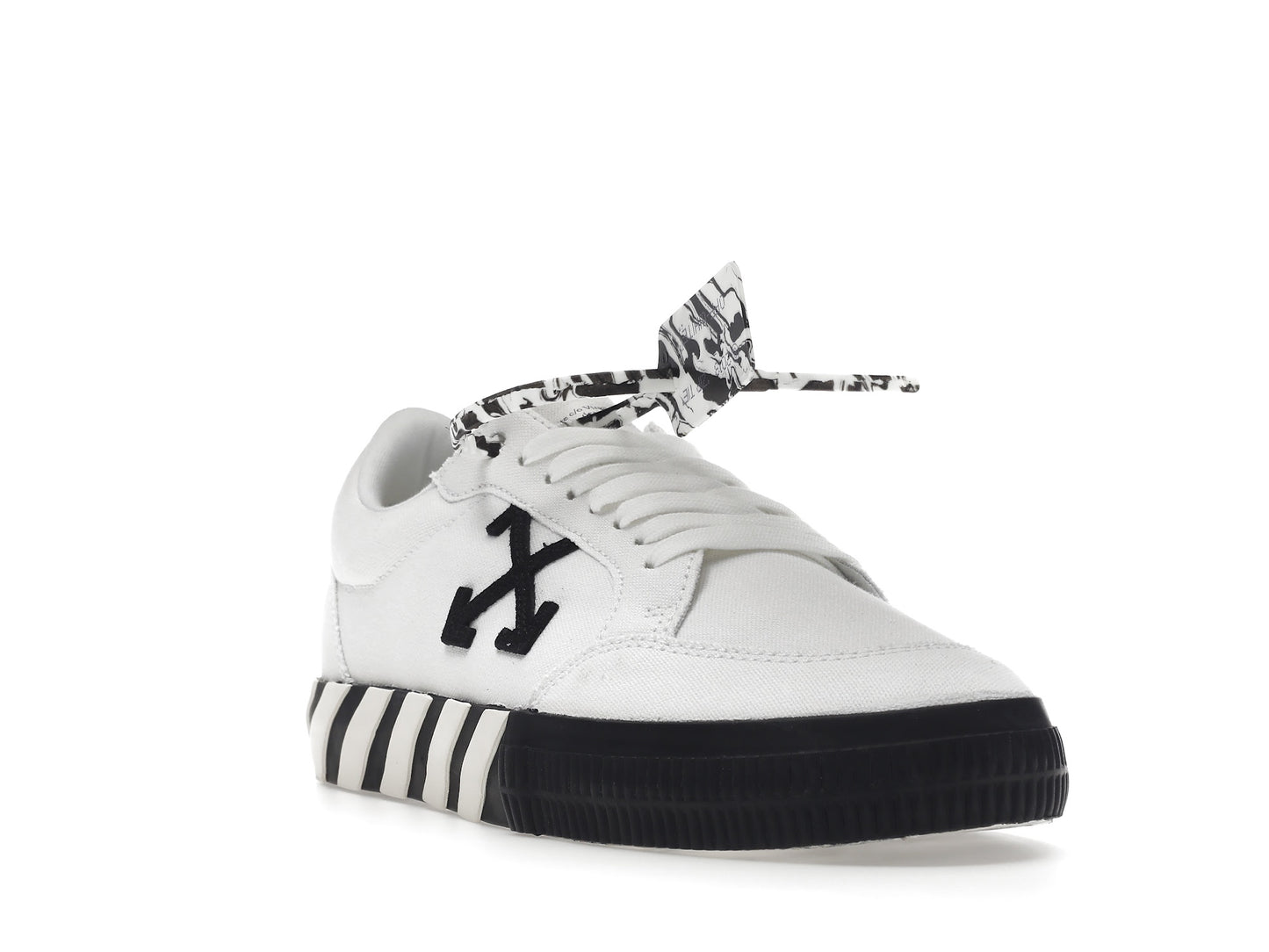 OFF-WHITE Vulcanized Low Canvas White Black