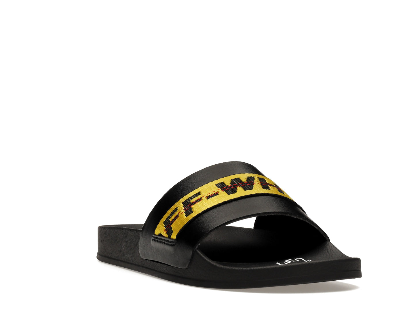 OFF-WHITE Industrial Belt Slides Black Yellow