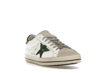 Golden Goose Super-Star White Seedpearl Green