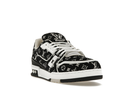 Louis Vuitton Trainer Black Monogram Textile