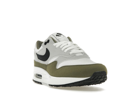 Nike Air Max 1 White Black Medium Olive