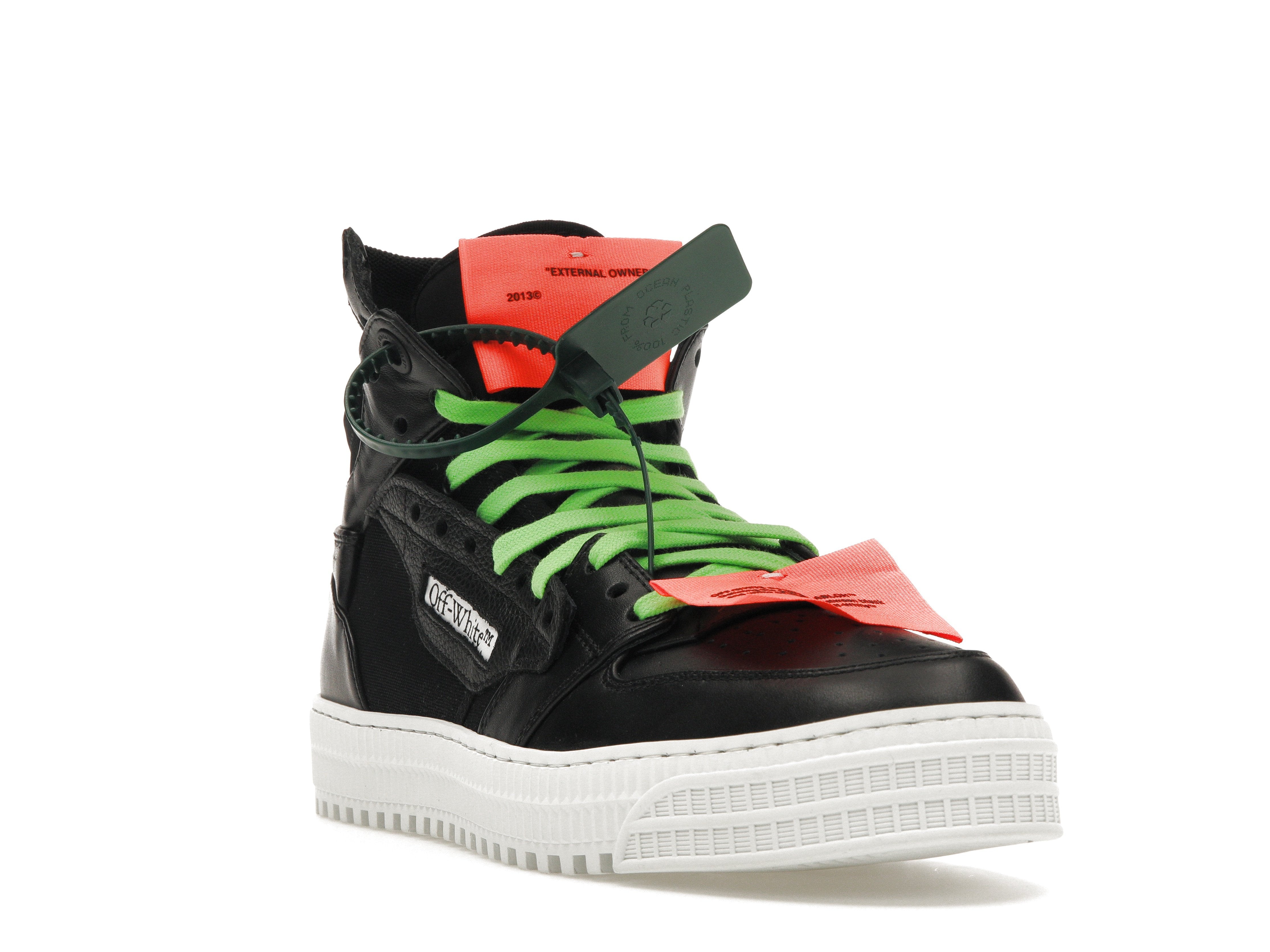 OFF WHITE Off Court 3.0 Black Neon Green Orange