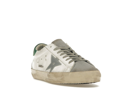 Golden Goose Super-Star White Silver Green