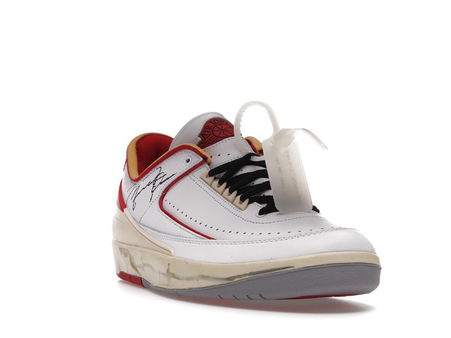 Jordan 2 Retro Low SP Off-White Blanc Rouge