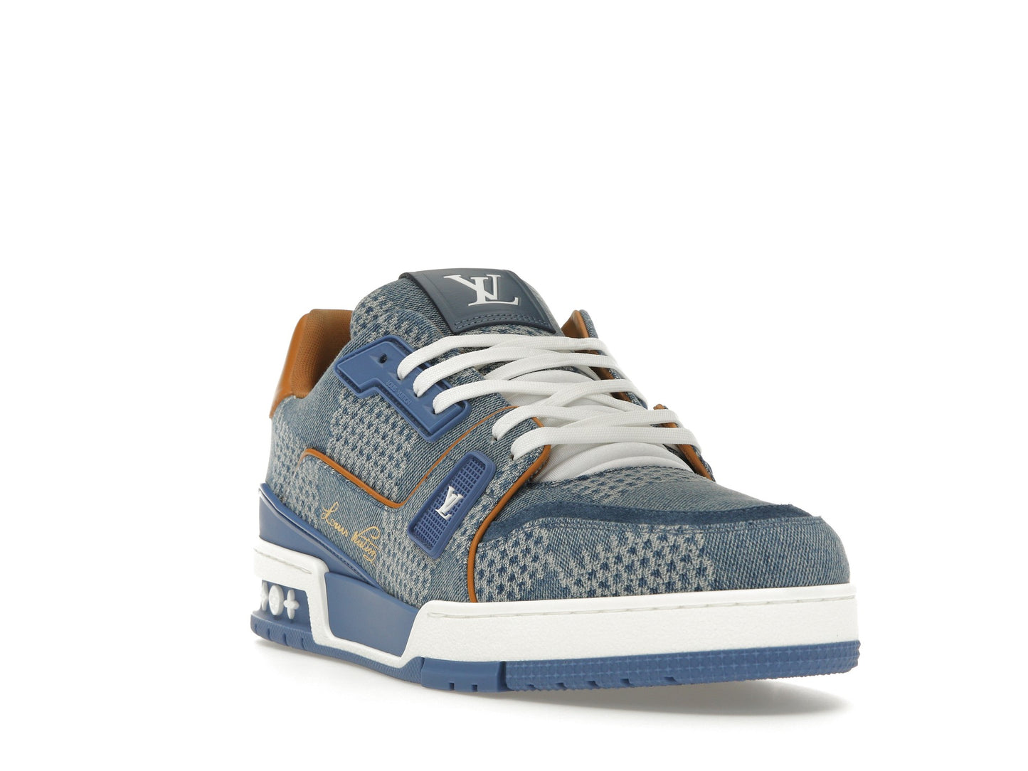 Louis Vuitton LV Trainer Bleu Damier 3D Denim