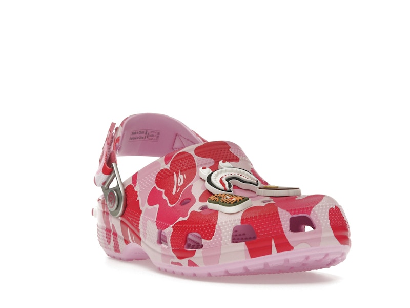 Crocs Classic Clog A Bathing Ape ABC Camo Pink