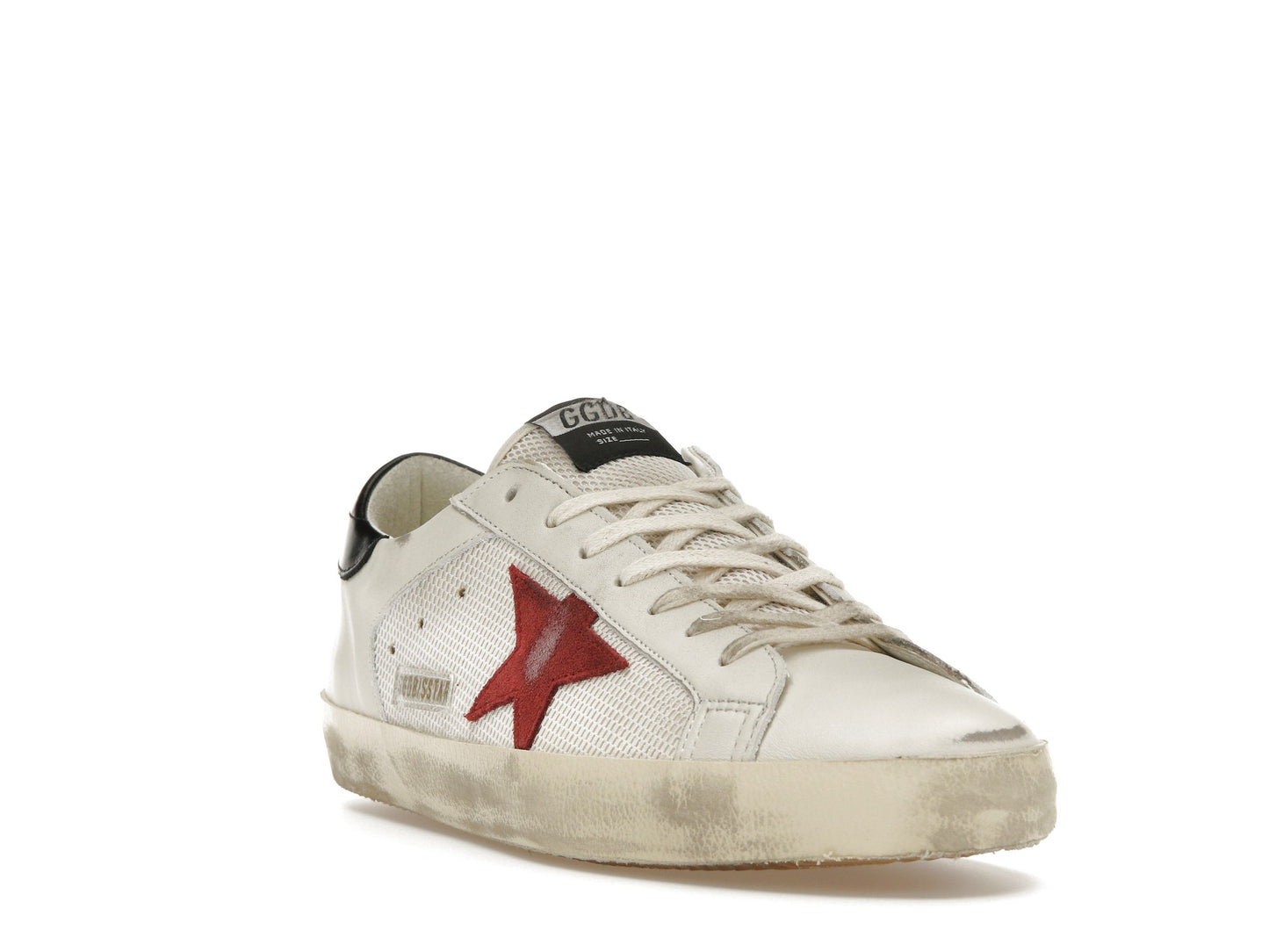 Golden Goose Super-Star White Red Black