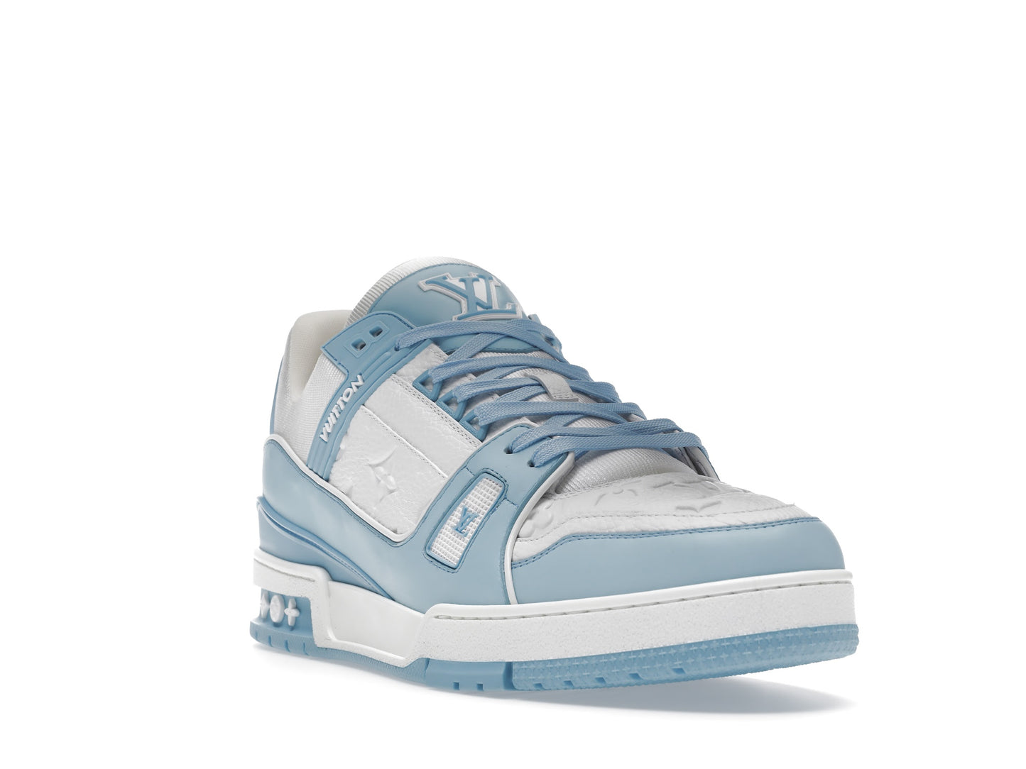 Louis Vuitton Trainer Low White Sky Blue 