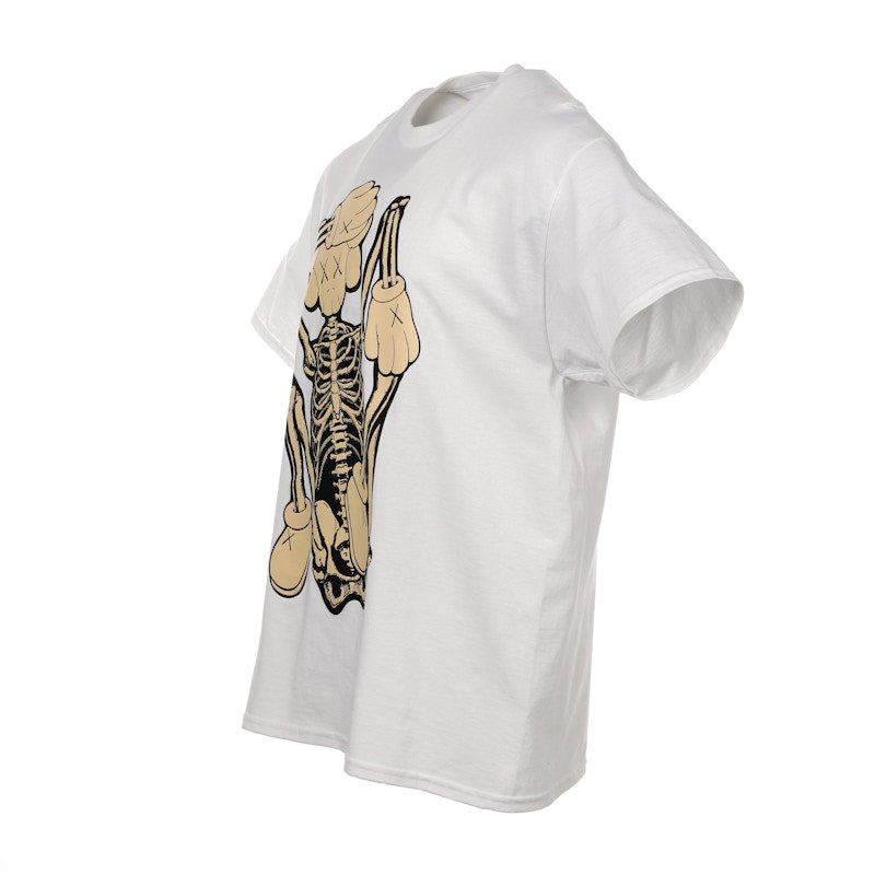 KAWS SKELETON NEW FICTION T-shirt Bone