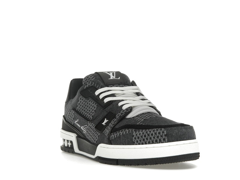 Louis Vuitton LV Trainer Black Damier 3D Denim