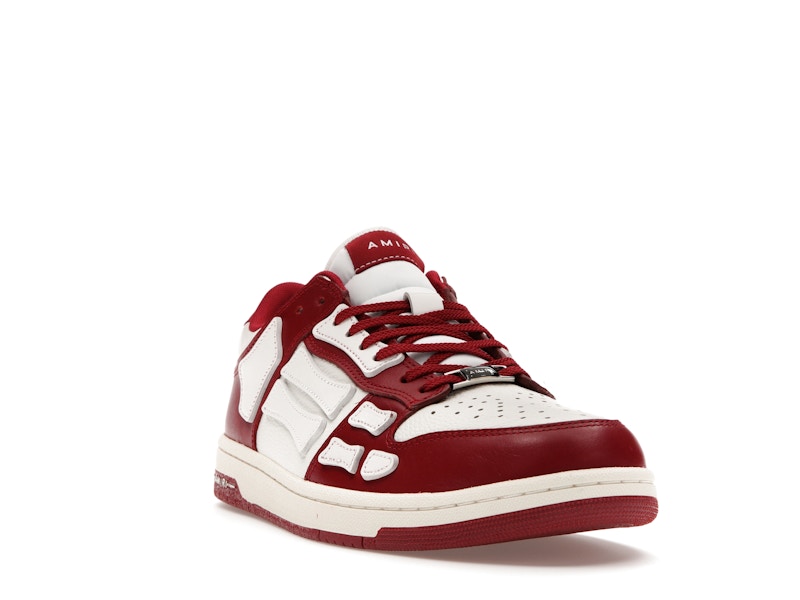 AMIRI Skel Top Low Rouge Blanc 