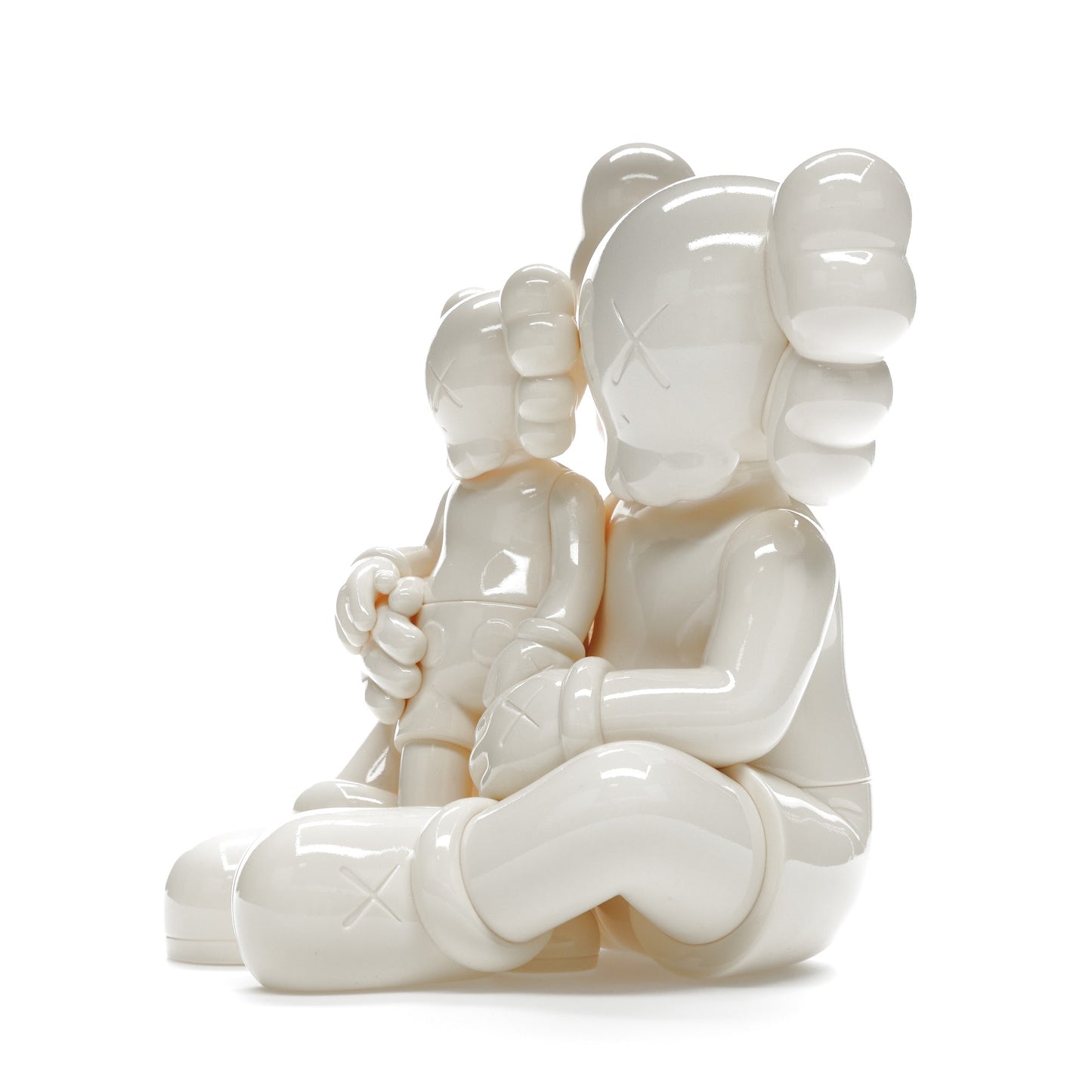 KAWS Holiday Changbai Mountain Figurine en vinyle Blanc neigeux