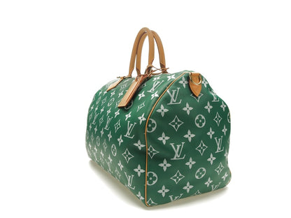 Louis Vuitton Speedy P9 Bandoulière 50 Monogram Leather Green 