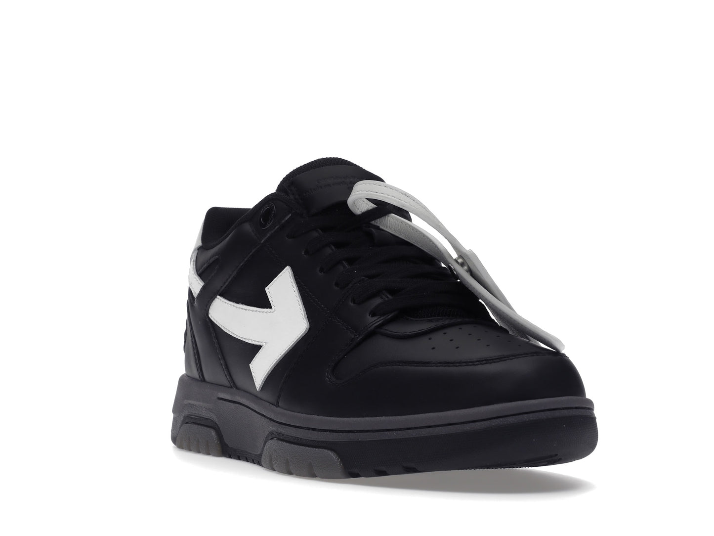 OFF-WHITE Out Of Office OOO Low Tops Black Grey White SS22