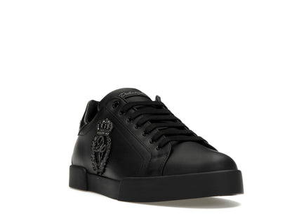 Dolce & Gabbana Portofino Crown Patch Black