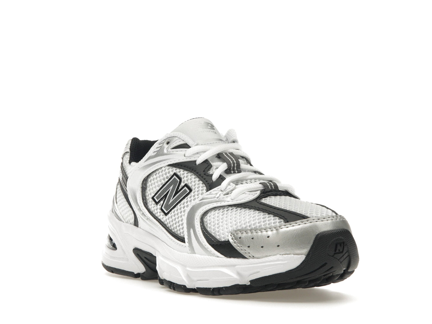 New Balance 530 White Silver Metallic Black