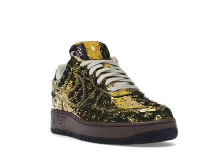 Louis Vuitton Nike Air Force 1 Low By Virgil Abloh Metallic Gold