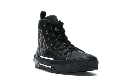 Dior B23 High Top Canvas Oblique Black