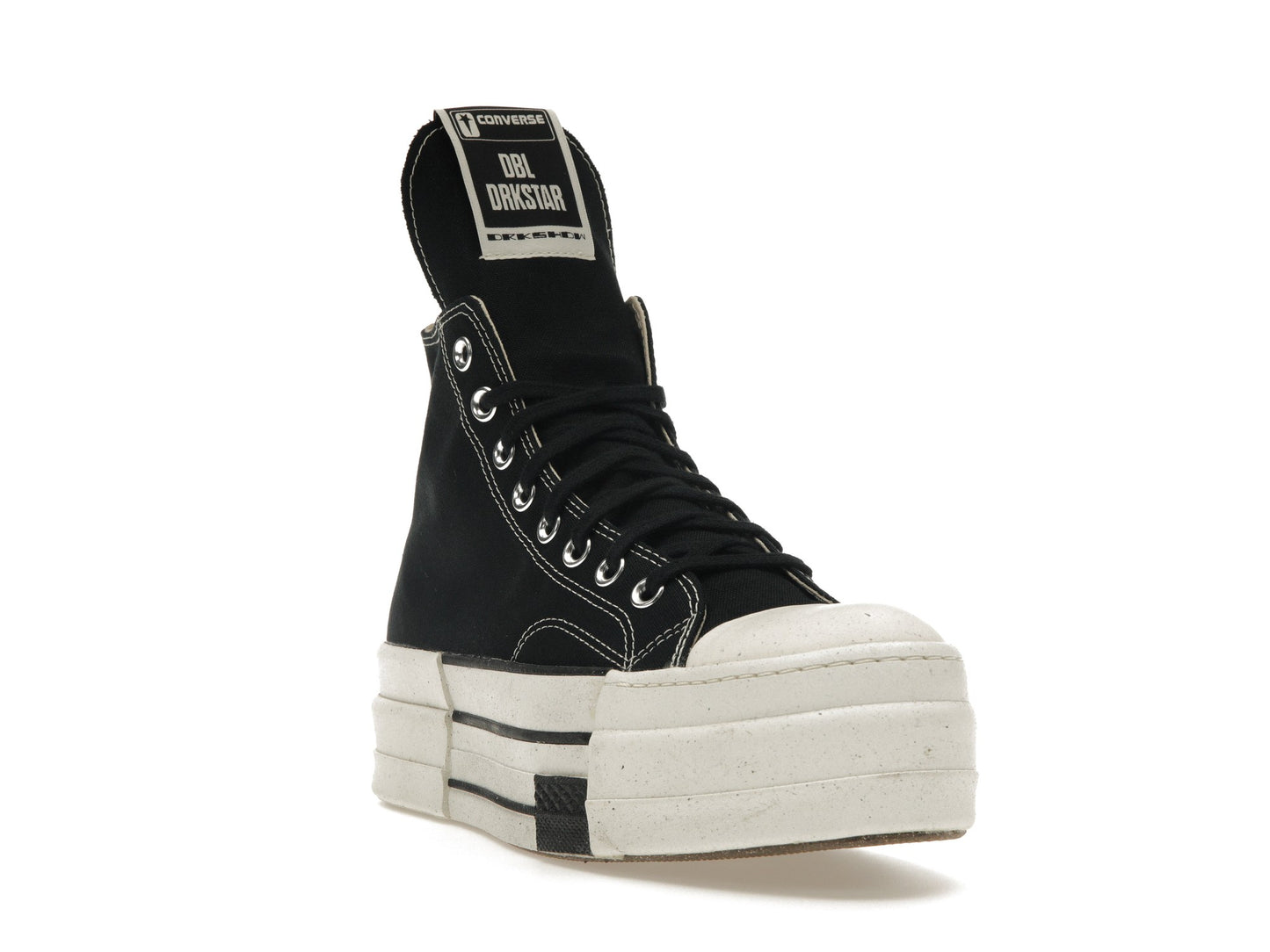 Converse DRKSHDW Chuck Taylor All Star DBL DRKSTAR Hi Rick Owens DRKSTAR Black