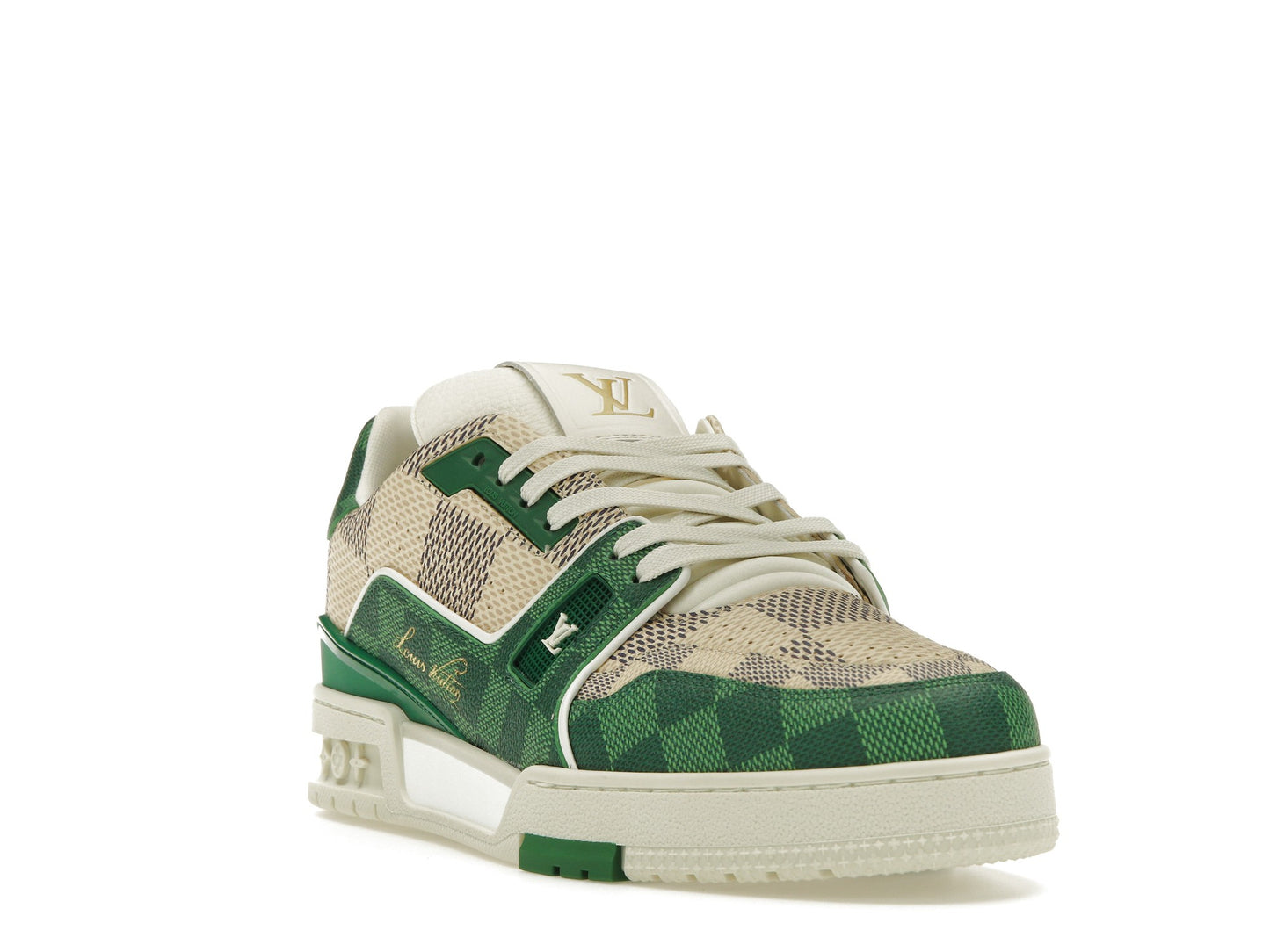 Louis Vuitton LV Trainer Damier White Green