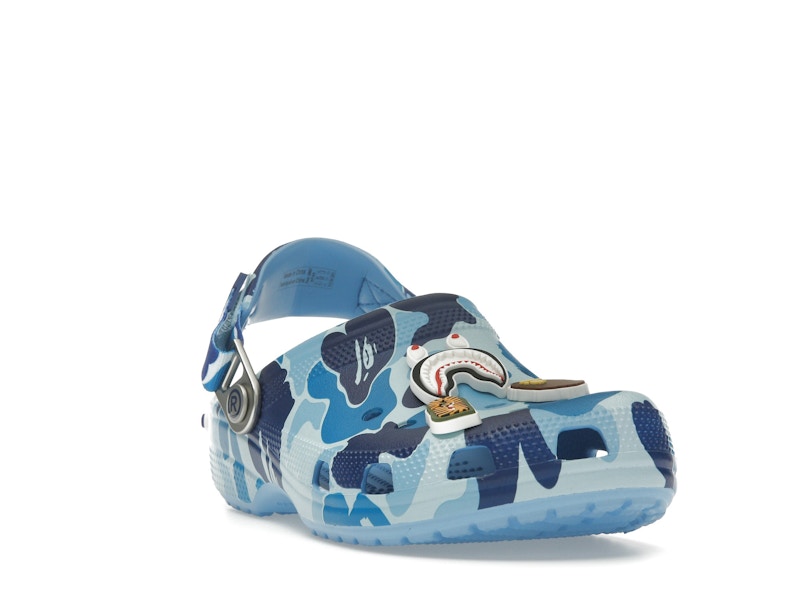Crocs Classic Clog A Bathing Ape ABC Camo Blue