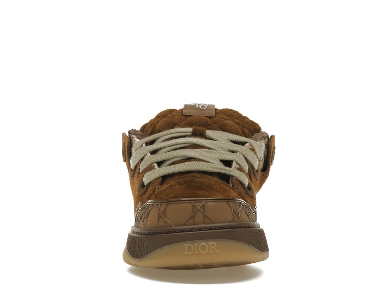 Dior B9S Skater ERL Brown Suede with Brown and Beige Dior Oblique Jacquard