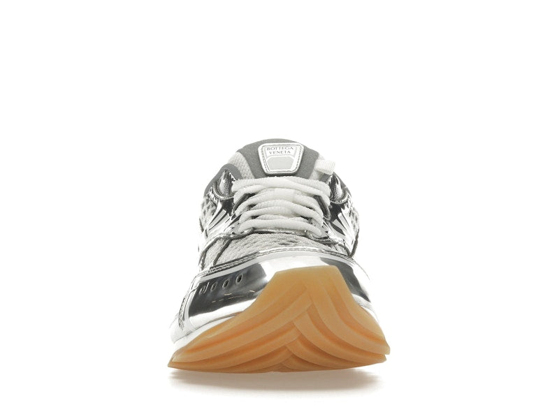 Bottega Veneta Orbit Silver White