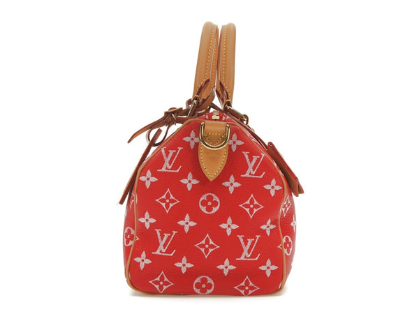 Louis Vuitton Speedy P9 Bandoulière 25 Monogram Leather Red