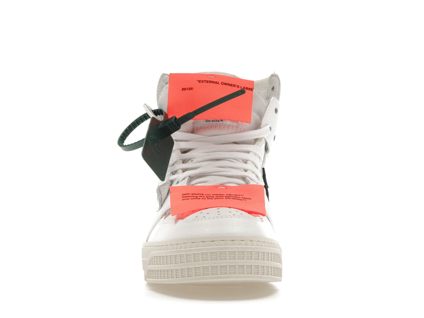 OFF-WHITE Off Court 3.0 Cuir Blanc Blanc Orange 