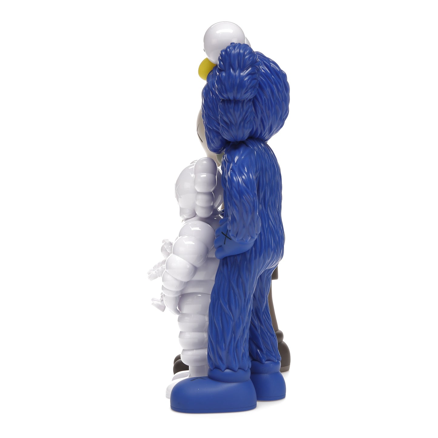 Figurines en vinyle de la famille KAWS Marron/Bleu/Blanc