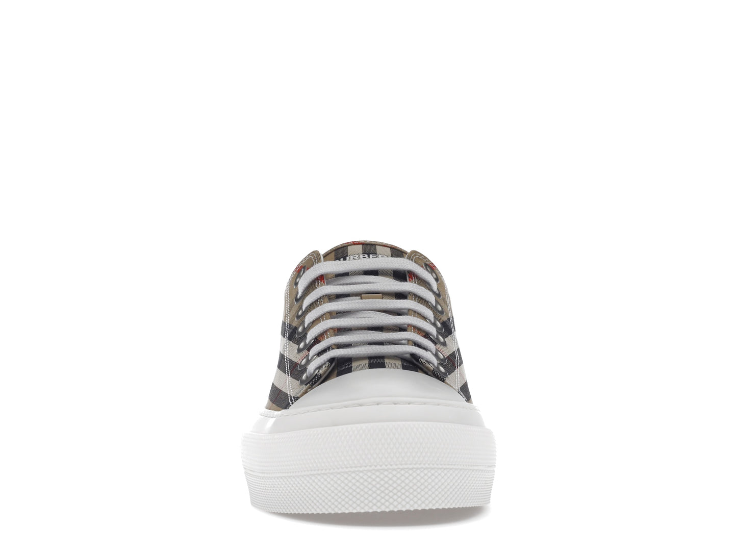 Burberry Vintage Check Cotton Sneakers Archive Beige White