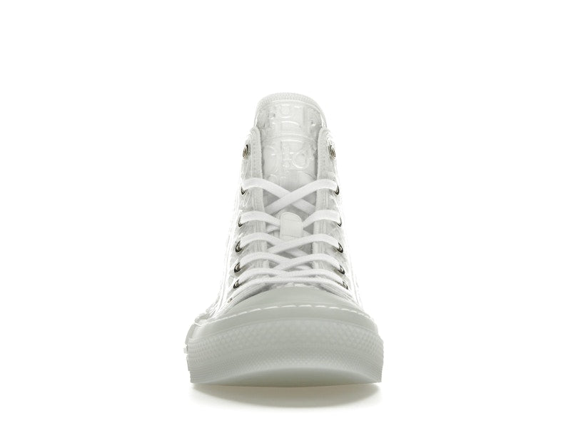 Dior B23 High Top White Raised Oblique