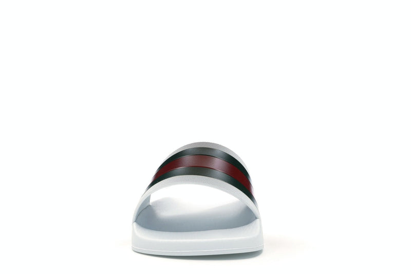 Gucci Pursuit Pool Slides White